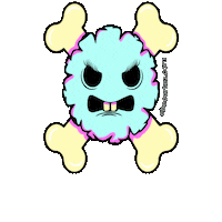 Angry Monster Sticker