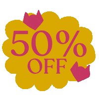 Sale 50 Off Sticker by Bon Maxie