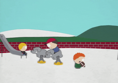 butters stotch playground GIF by South Park 