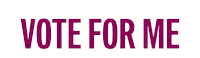 Vote For Me Dog Sticker by puppytales