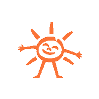 ckslniecko sun hands leto tabor Sticker