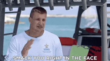 rob gronkowski slap GIF by Shark Week