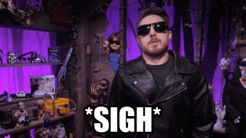 The Terminator Sigh GIF by Dead Meat James