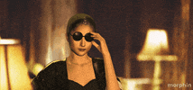 morphin reaction wow look sunglasses GIF
