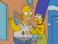 wondering homer simpson GIF