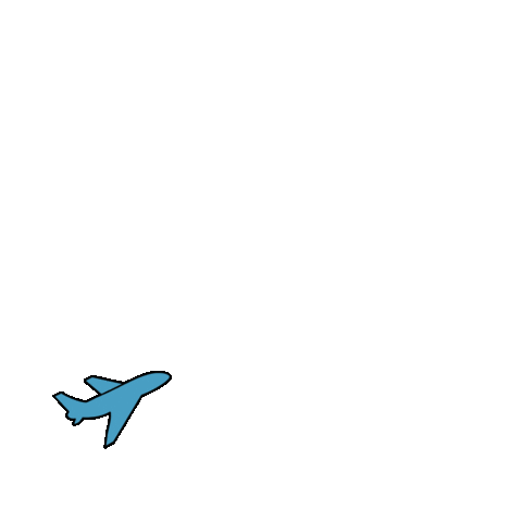 linemiliedesign giphyupload travel holiday fly Sticker