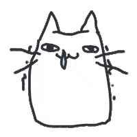 Cat Winter Sticker by bunny_is_moving