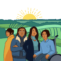 Native Americans Thanksgiving Sticker by INTO ACTION