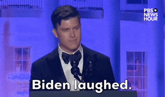 "Biden laughed."