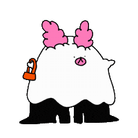 Pink Halloween Sticker