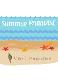Summer Paradise Sticker by V&Cparadise