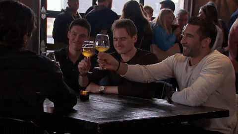 beer cheers GIF by The Bachelorette