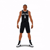 San Antonio Spurs Basketball GIF by SportsManias