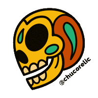 El Paso Skull Sticker by Chuco Relic