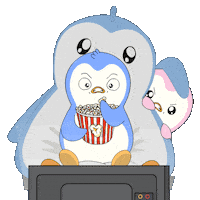 Scared Horror Sticker by Pudgy Penguins