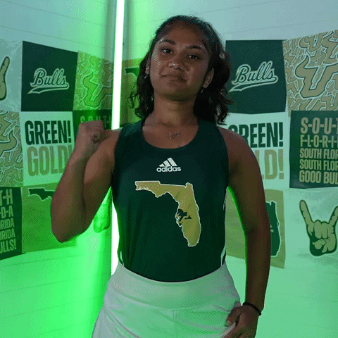 South Florida Tennis GIF by USF Athletics