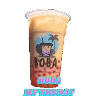 boba_by_the_bay bubble tea milktea burstingboba boba by the bay Sticker
