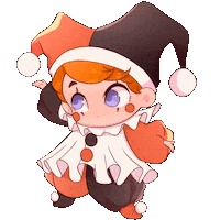 Clown Canvas Sticker