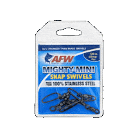 Stainless Steel Metal Sticker by AFW Fishing Brands