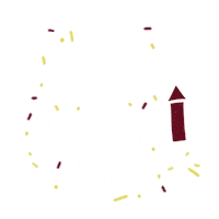 Sparkle Rocket Sticker by MeinGLUECK