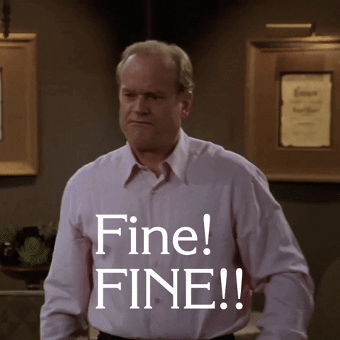 GifOfFrasier giphyupload fine frasier frasier crane GIF