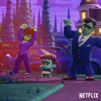 monsters zap GIF by NETFLIX
