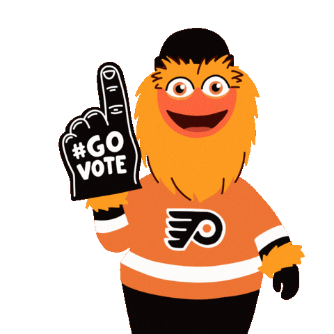 Philadelphia Flyers Nhl Sticker by #GoVote