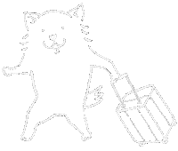 Dog Travel Sticker