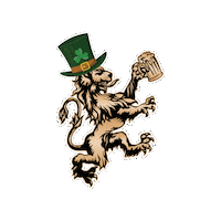 Happy St Patricks Day Sticker by Thirsty Lion