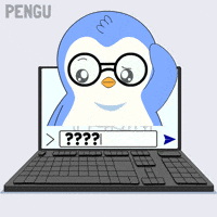 Confused Question Mark GIF by Pudgy Penguins