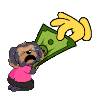 Sad Taxes Sticker by BoDoggos