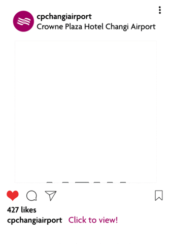 instagram upload Sticker by Crowne Plaza Changi Airport