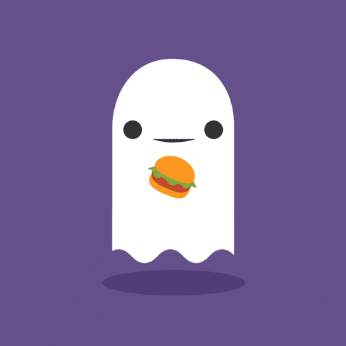 sr_taquito giphyupload eating ghost burger GIF