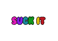 F U Whatever Sticker by namslam