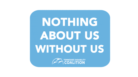 tndisability giphyupload protest tennessee ada Sticker