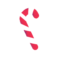 UQLife christmas candy market cane Sticker