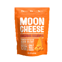 mooncheesesnacks moon cheese mooncheese garlickinparmesan ohmygouda Sticker