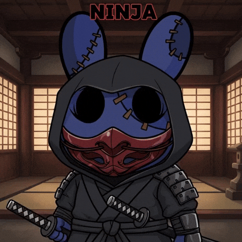 Ninja Ninjawarrior GIF by RugDollz