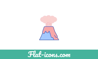 Animation Erupting GIF by Flat-icons.com