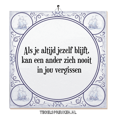 Nl Wijsheid Sticker by Tegelspreuken.nl