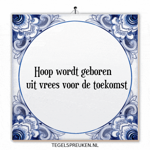 Hoop Nl GIF by Tegelspreuken.nl