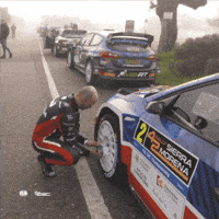 Relaxed Hurry Up GIF by FIA European Rally Championship