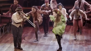 amber gray party GIF by National Theatre