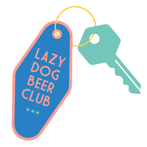 Road Trip Beer Sticker by Lazy Dog Restaurant & Bar