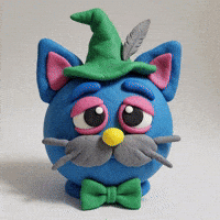Scared Cat GIF by The LSD Hotel