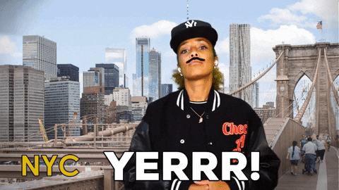 Greeting New York City GIF by smartfunnyandblack
