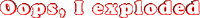 angry blast STICKER by AnimatedText