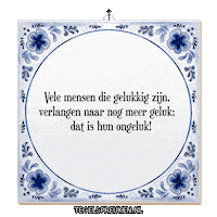 Hoop Wijsheid Sticker by Tegelspreuken.nl