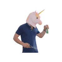 startupleiria weekend unicorn beber unicornio Sticker
