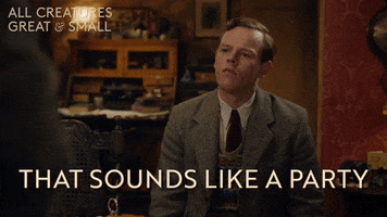 Christmas Special Party GIF by All Creatures Great And Small